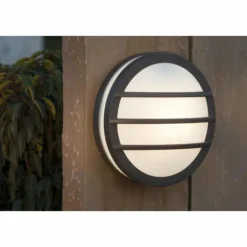 Applique extérieure LUTEC SEINE Anthracite, 1 lumière