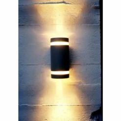 Applique extérieure LUTEC FOCUS Anthracite, 2 lumières