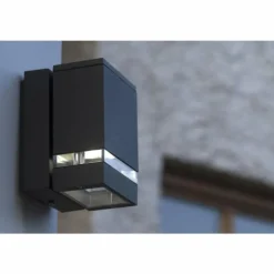 Applique extérieure LUTEC FOCUS Anthracite, 3 lumières