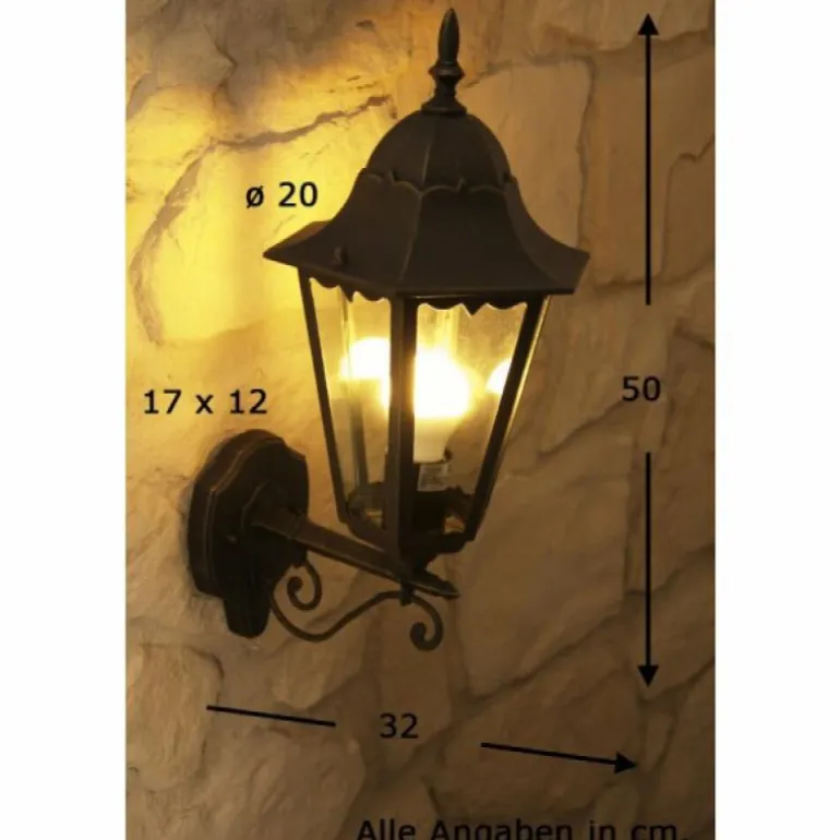 Applique extérieure Massive Zagreb Brun, Rouille, 1 lumière