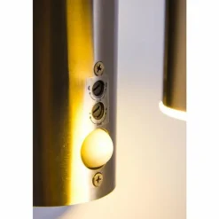 Applique extérieure Popoyan LED Acier inoxydable, 2 lumières, Détecteur de mouvement