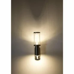 Applique extérieure Popoyan LED Acier inoxydable, 2 lumières, Détecteur de mouvement