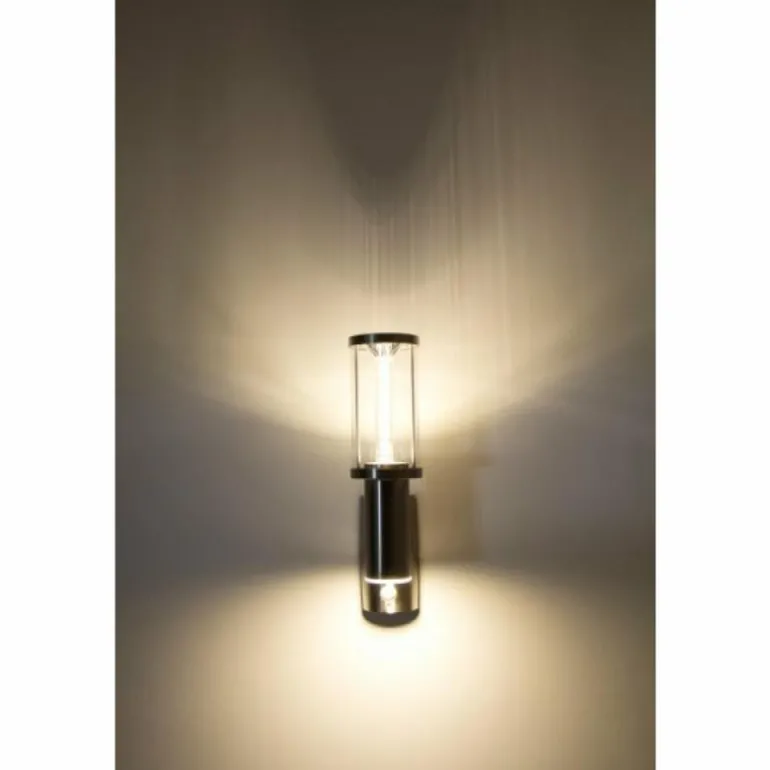 Applique extérieure Popoyan LED Acier inoxydable, 2 lumières, Détecteur de mouvement