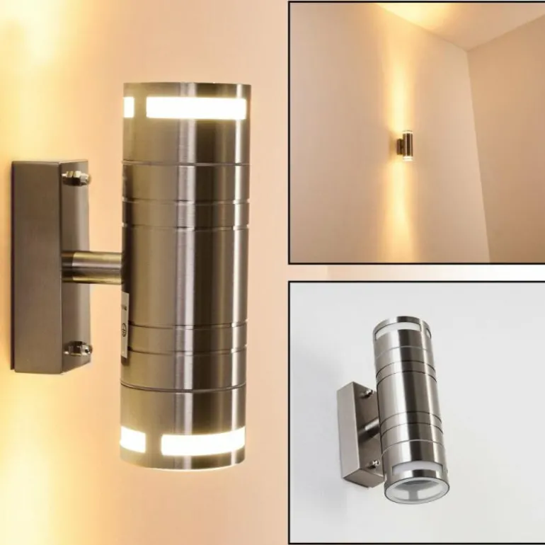 Applique extérieure Selve Acier inoxydable, 2 lumières