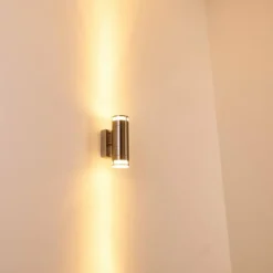Applique extérieure Selve Acier inoxydable, 2 lumières