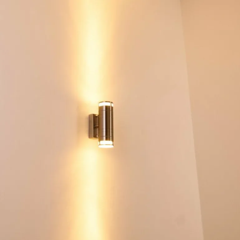 Applique extérieure Selve Acier inoxydable, 2 lumières