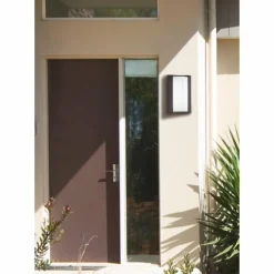 applique extérieure Trio SUEZ LED Noir, 1 lumière