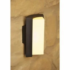applique extérieure Trio SUEZ LED Noir, 1 lumière