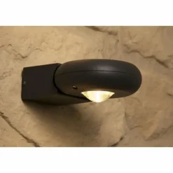 applique extérieure Trio TIGRIS LED Noir, 2 lumières