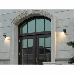 applique extérieure Trio TIBER LED Noir, 3 lumières