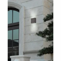 applique extérieure Trio THAMES LED Noir, 2 lumières