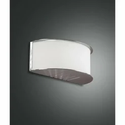 Applique Fabas Luce BOOK Nickel mat, 1 lumière