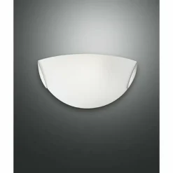 Applique Fabas Luce FOX Nickel mat, 1 lumière