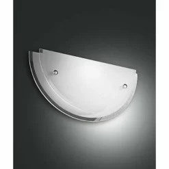 Applique Fabas Luce HILL Chrome, 1 lumière