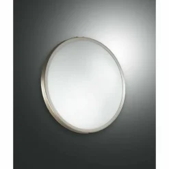 Applique Fabas Luce PLAZA Nickel mat, 1 lumière