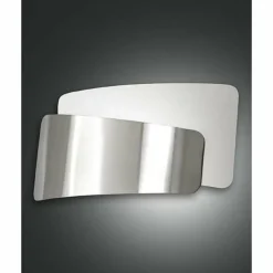 Applique Fabas Luce SLANE Nickel mat, 1 lumière