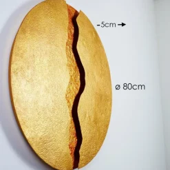 Applique Holländer ERUPTION LED Or, Rouge, 1 lumière