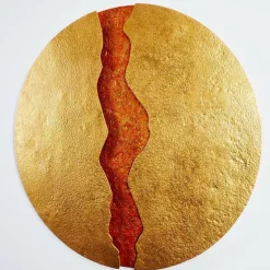 Applique Holländer ERUPTION LED Or, Rouge, 1 lumière