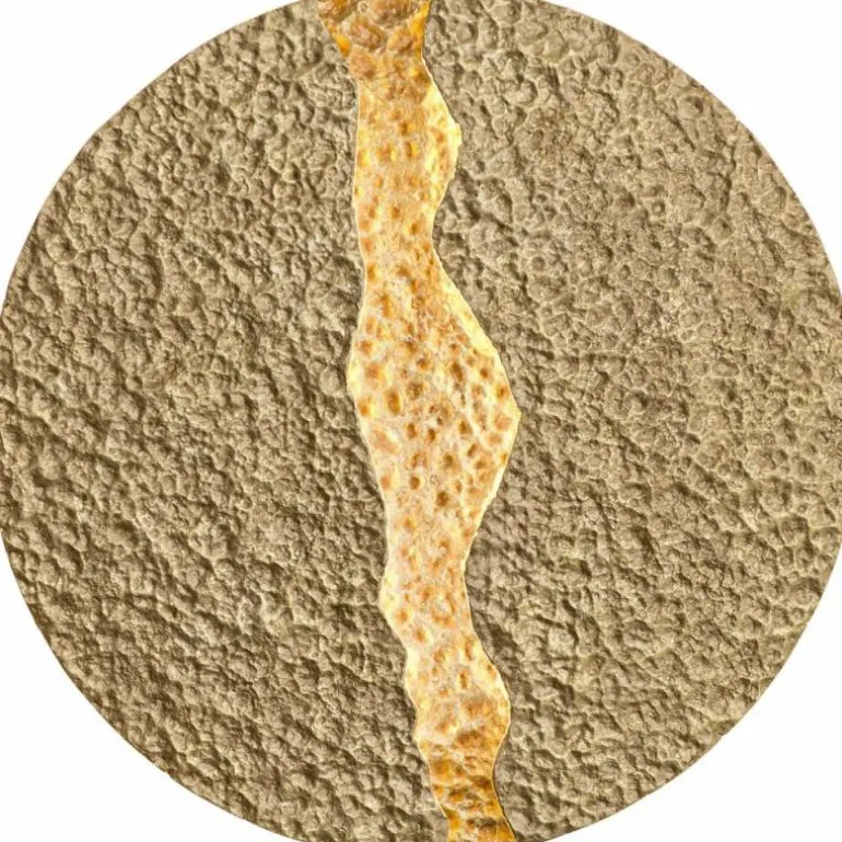 Applique Holländer ERUPTION LED Or, Rouge, 1 lumière