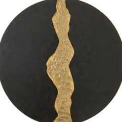 Applique Holländer LAVA LED Brun, Or, Noir, 1 lumière