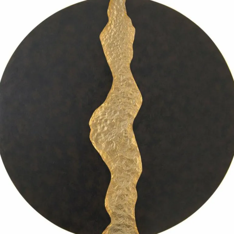 Applique Holländer LAVA LED Brun, Or, Noir, 1 lumière