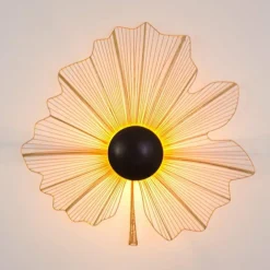 Applique Holländer Tremolo Brun, Or, Noir, 1 lumière