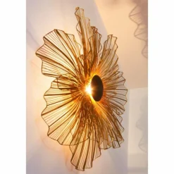 Applique Holländer Tremolo Brun, Or, Noir, 3 lumières