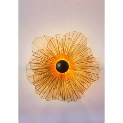 Applique Holländer Tremolo Brun, Or, Noir, 3 lumières