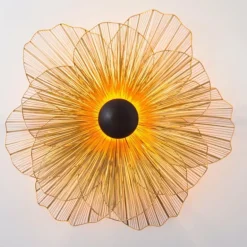 Applique Holländer Tremolo Brun, Or, Noir, 3 lumières