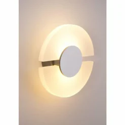 Applique Lutec LED Acier brossé, 1 lumière