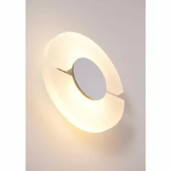 Applique Lutec LED Acier brossé, 1 lumière