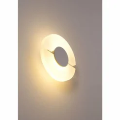 Applique Lutec LED Acier brossé, 1 lumière