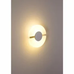 Applique Lutec LED Acier brossé, 1 lumière