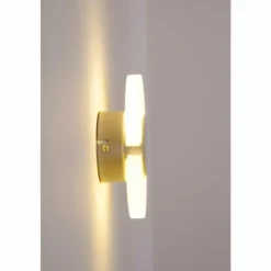Applique Lutec LED Acier brossé, 1 lumière