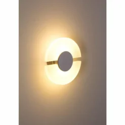 Applique Lutec LED Acier brossé, 1 lumière