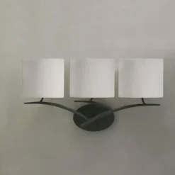 Applique Mantra Eve Anthracite, 3 lumières