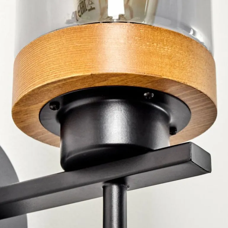 Applique murale Amignon Écru, Noir, 1 lumière