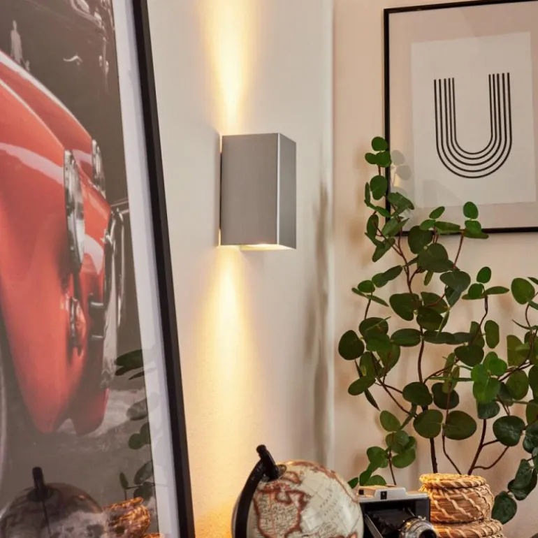 Applique murale Bellevesvres Nickel mat, 2 lumières