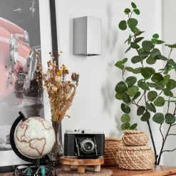 Applique murale Bellevesvres Nickel mat, 2 lumières