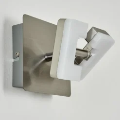 Applique murale Bobeiro LED Nickel mat, 1 lumière