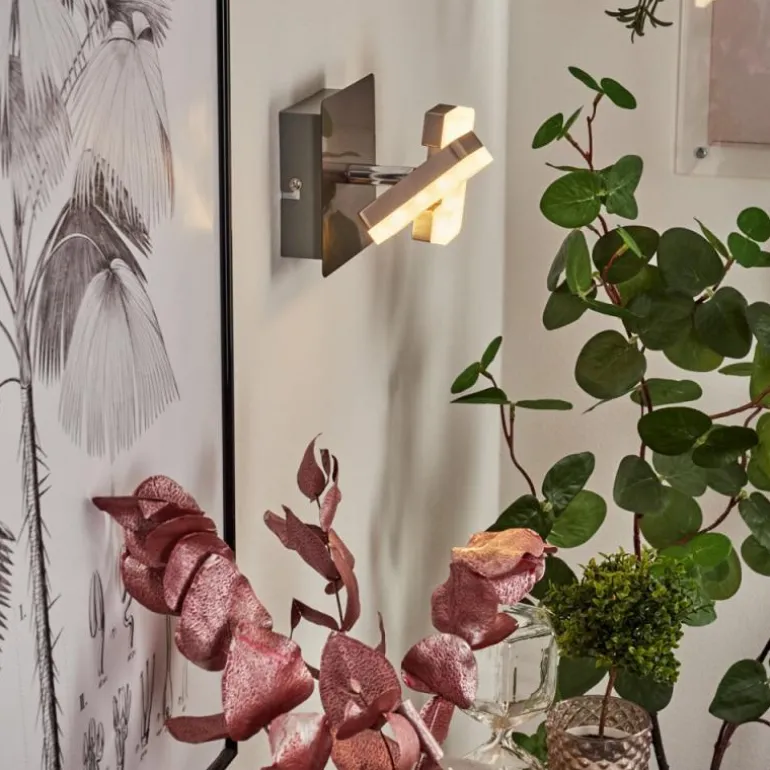 Applique murale Bobeiro LED Nickel mat, 1 lumière