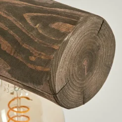 Applique murale Canedo Bois foncé, 1 lumière