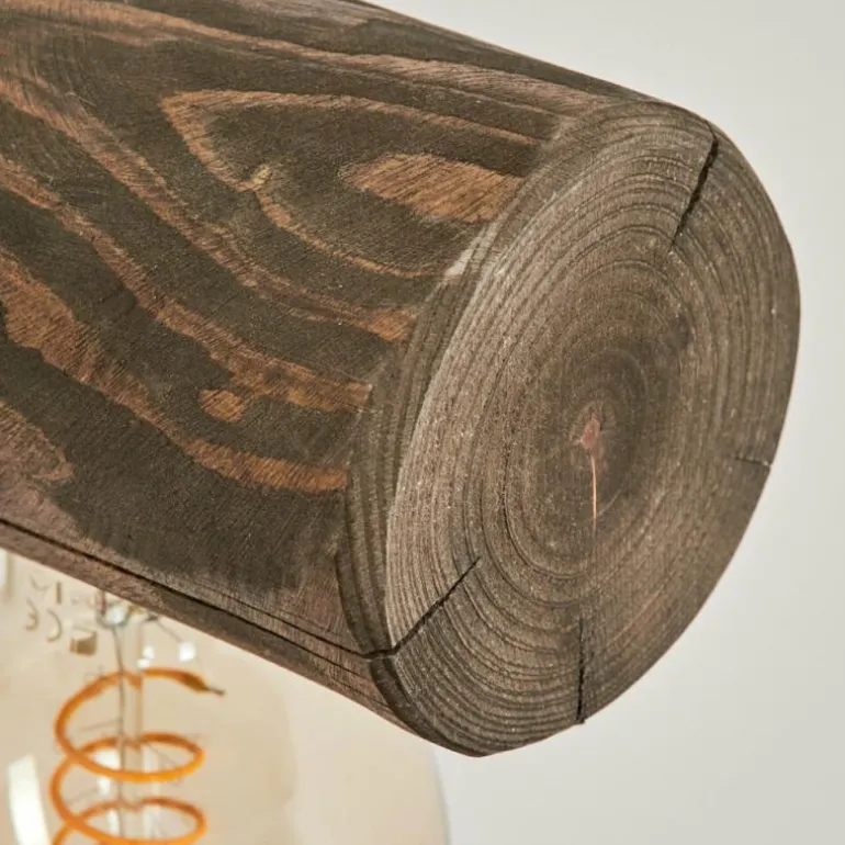 Applique murale Canedo Bois foncé, 1 lumière