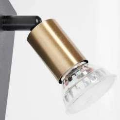 Applique murale Castillo Noir, 1 lumière