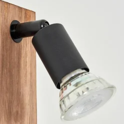 Applique murale Castillo Écru, Noir, 1 lumière