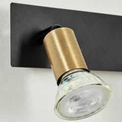 Applique murale Castillo Noir, 2 lumières