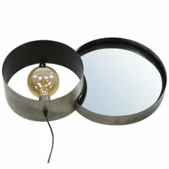 Applique murale Charger Argent Oxydé, 1 lumière