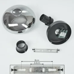 Applique murale Haikala Noir, 1 lumière