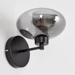 Applique murale Haikala Noir, 1 lumière