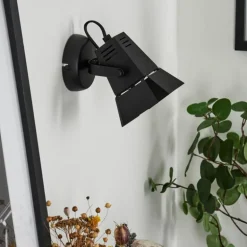 Applique murale Isanay LED Noir, 1 lumière